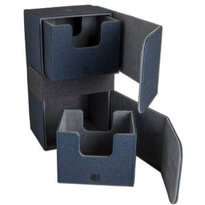 Immagine di Blackfire Convertible Premium Deck Box Dual 200+ Standard Size Cards - Blue