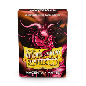 Immagine di Dragon Shield Japanese Matte Sleeves - Magenta (60 Sleeves)