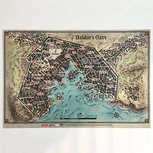 Immagine di D&D 5A ED. - MAPPA DI BALDUR'S GATE