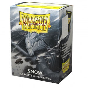 Immagine di Dragon Shield Dual Matte Sleeves - Snow 'Nirin' (100 Sleeves)