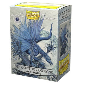 Immagine di Dragon Shield Matte Art Sleeves - Seer of the God Hand (100 Sleeves)