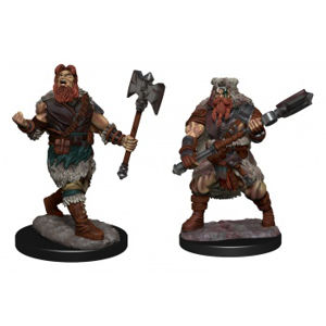 Immagine di D&D Nolzur's Marvelous Miniatures: Human Barbarian Male (2 Units)