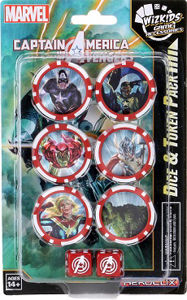 Immagine di Marvel HeroClix: Captain America and the Avengers Dice and Token Pack