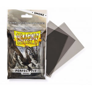 Immagine di Dragon Shield Standard Perfect Fit Sleeves - Clear/Smoke (100)