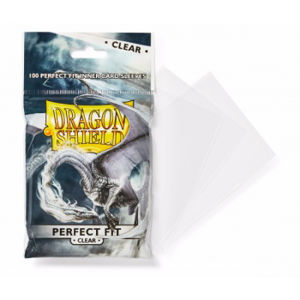 Immagine di Dragon Shield Standard Perfect Fit Sleeves - Clear/Clear (100)