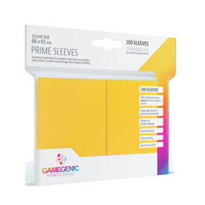 Immagine di Gamegenic - Prime Sleeves Yellow (100)