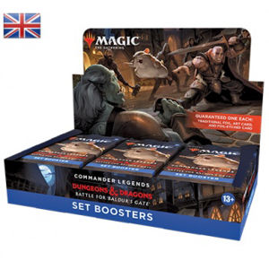 Immagine di MTG - Commander Legends Baldur's Gate Set Booster Display (18 Packs) - EN