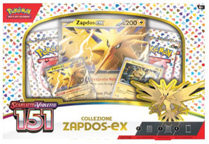 Immagine di Pokemon Scarlatto e Violetto 151 Collezione Zapdos EX (IT)