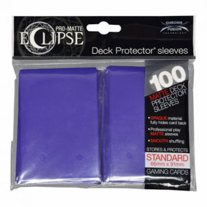 Immagine di UP - Standard Sleeves - PRO-Matte Eclipse - Royal Purple (100 Sleeves)