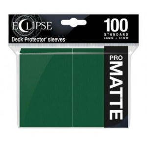 Immagine di UP - Eclipse Matte Standard Sleeves: Forest Green (100 Sleeves)