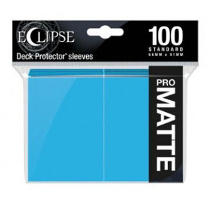 Immagine di UP - Eclipse Matte Standard Sleeves: Sky Blue (100 Sleeves)