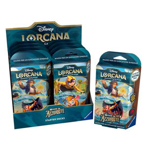 Immagine di LORCANA - BOX 8 STARTER DECKS - MARE DI AZZURRITE - ITA