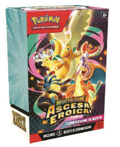 Immagine di Pokemon 2.5 Bundle 6 buste Megaevoluzione - Ascesa Eroica  (IT) (ALLOCAZIONE INTERNA)