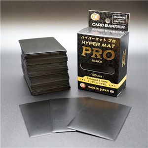 Immagine di KMC Standard Sleeves - Hyper MAT PRO Black (100 Sleeves)