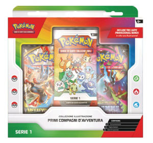 Immagine di Pokémon Collezione Illustrazione Primi Compagni d'Avventura