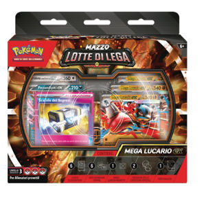 Immagine di Pokémon Mazzo Lotte di Lega Mega Lucario EX (ESCLUSIVA HOBBY STORE)