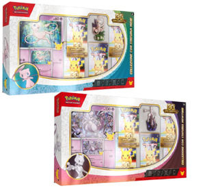 Immagine di Pokémon 30° Anniversario - Collezione con Statuina Mew & Mewtwo