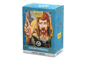 Immagine di Dragon Shield x MTG Retro Series Standard size Brushed Art Sleeves - Counterspell (100 Sleeves)